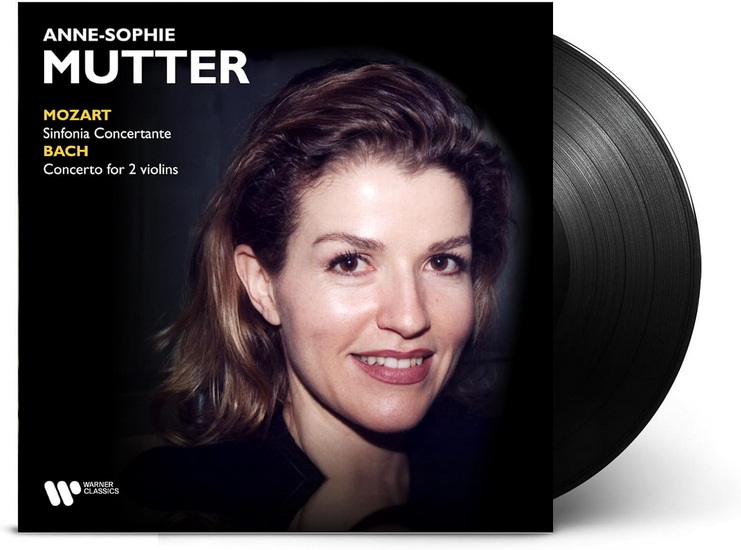 Mozart: Sinfonia Concertante - Bach: Concerto for 2 violins (Vinyle) - ANNE-SOPHIE MUTTER