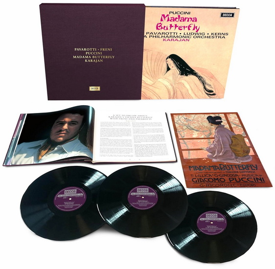Puccini: Madama Butterfly (3 Vinyles) - L PAVAROTTI - C LUDWIG - KARAJAN