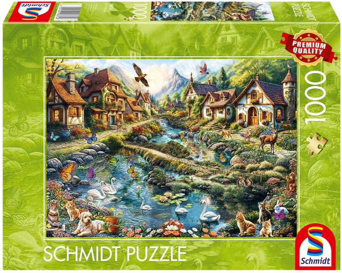 Village à l&#39;orée de la forêt 1000 mcx