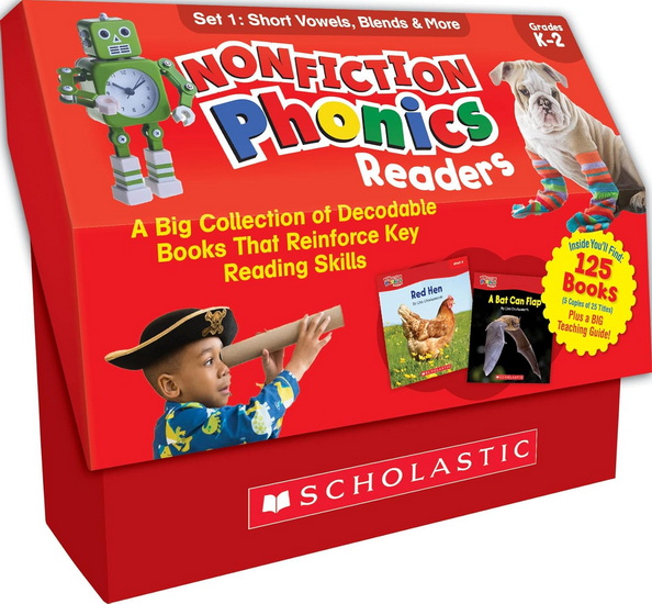 Nonfiction Phonics Readers Set 1: Short Vowels, Blends and More (Multiple-Copy Set) - LIZA CHARLESWORTH