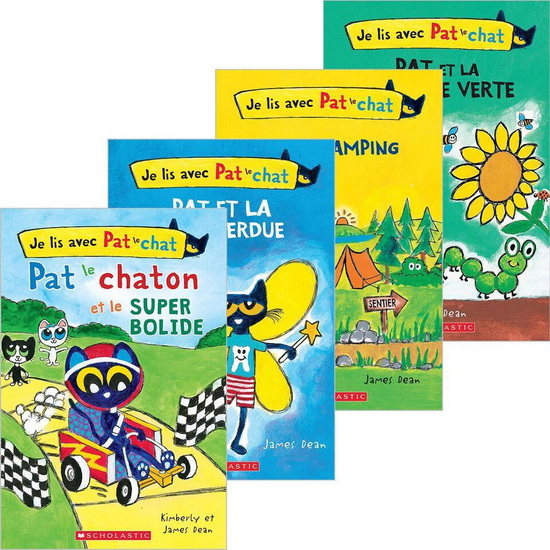 Collection Je lis avec Pat le chat - 5 livres - JAMES DEAN - KIMBERLY