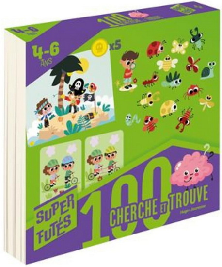 100 jeux cherche et trouve : 4-6 ans - SANDRA LEBRUN