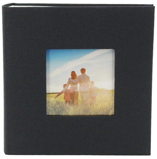 ALBUM PHOTO NOIR - 80 PHOTOS 4X6