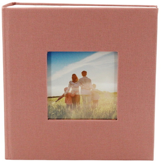 ALBUM PHOTO ROSE - 80 PHOTOS 4X6