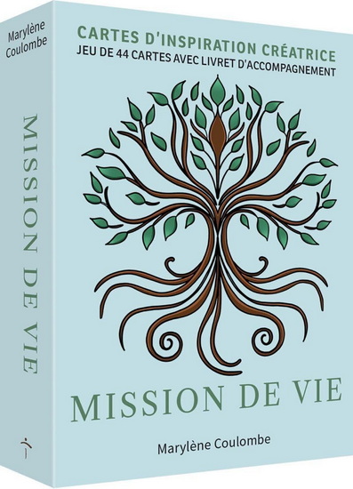 Carte d&#39;inspiration créatrice : jeu de 44 cartes avec livret d&#39;accompagnement Cof. - MARYLÈNE COULOMBE