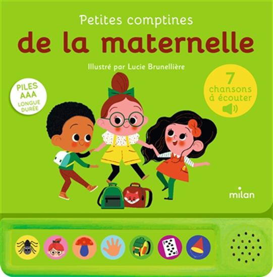 Petites comptines de la maternelle N. éd. - LUCIE BRUNELLIÈRE