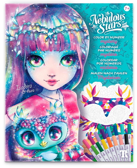 Ensemble de coloriage par numéro Mystère