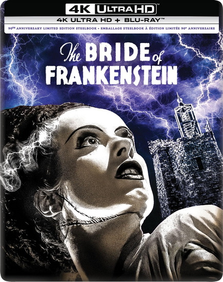 Bride of Frankenstein - 90th Anniversary - Steelbook (4K-UHD) - JAMES WHALE