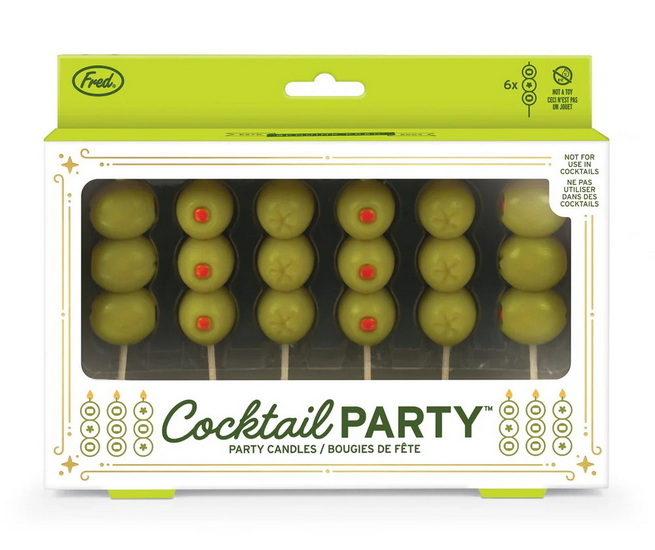 Chandelles anniversaire olives