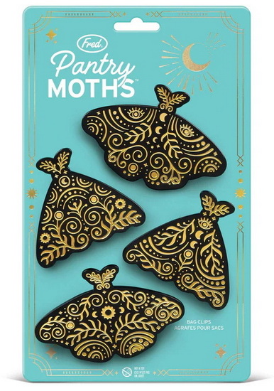 Ens. de 4 pinces à sac papillons de nuit