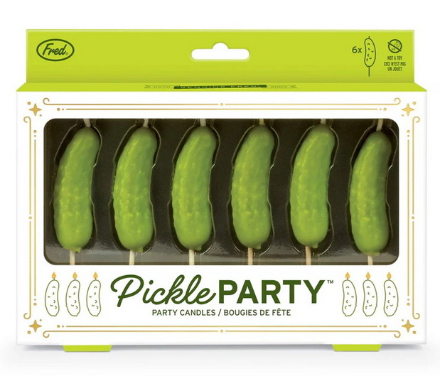 Chandelles anniversaire cornichons