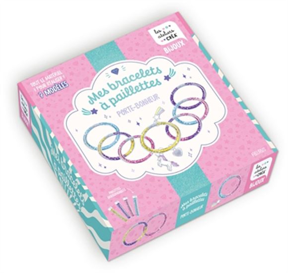 Mes bracelets à paillettes porte-bonheur Cof. - CLÉMENTINE GUIVARC'H