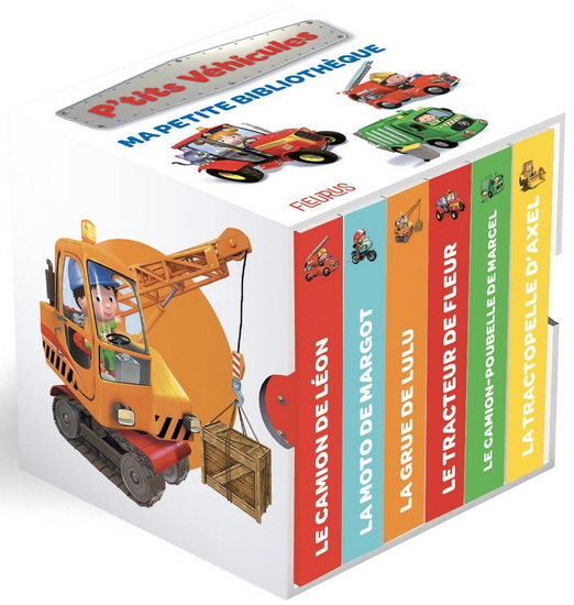 Ma petite bibliothèque P&#39;tits véhicules Cof. - NATHALIE BÉLINEAU - ALEXIS NESME