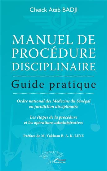 Manuel de procédure disciplinaire - CHEIK ATAB BADJI