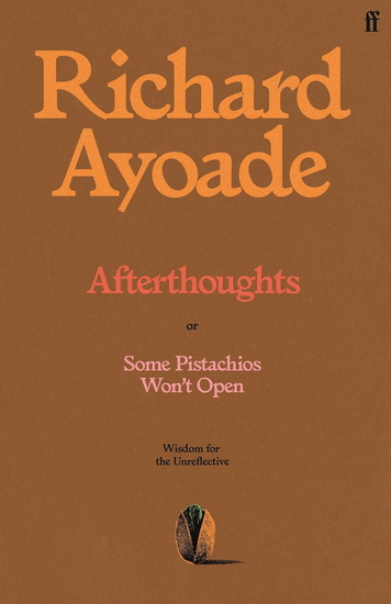 Afterthoughts: or Some Pistachios Won&#39;t Open - Wisdom for the Unreflective - RICHARD AYOADE