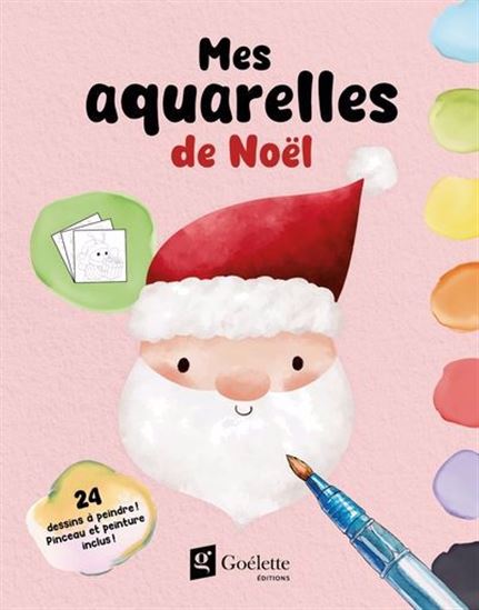 Mes aquarelles de Noël - COLLECTIF