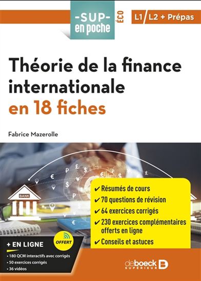 Théorie de la finance internationale en 18 fiches - FABRICE MAZEROLLE