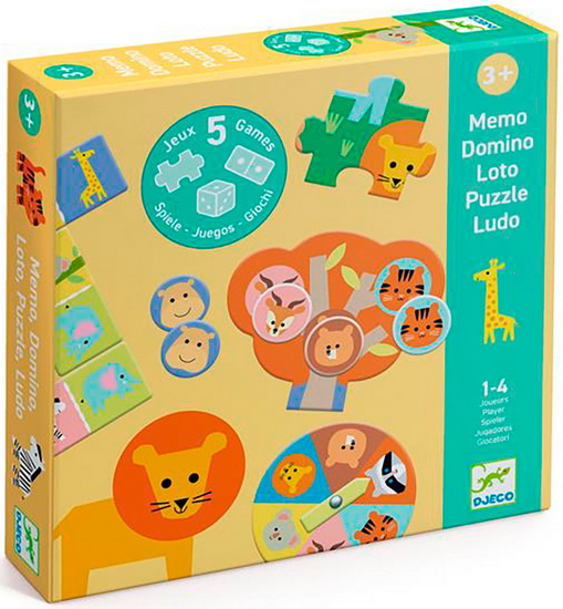 Animaux sauvages 5 jeux