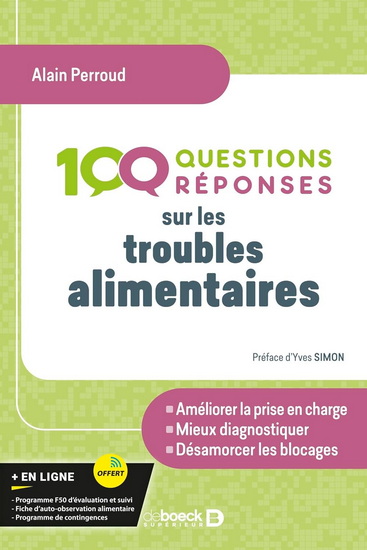 100 questions réponses sur les troubles alimentaires - ALAIN PERROUD