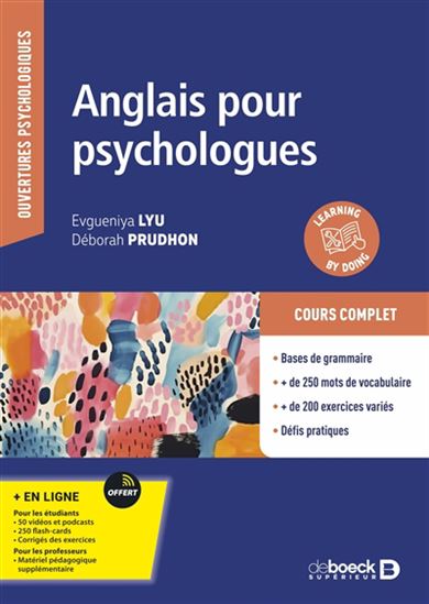 Anglais pour psychologues - EVGUENIYA LYU - DÉBORAH PRUDHON