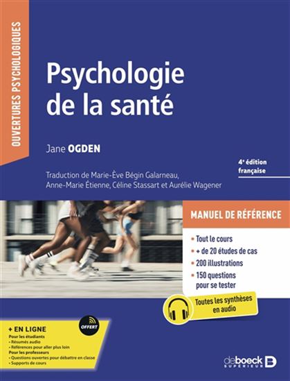 Psychologie de la santé 4e éd. - JANE OGDEN