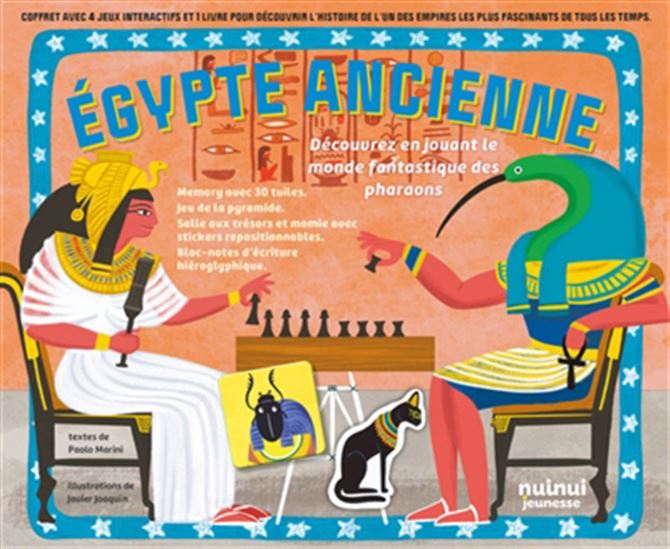 Égypte ancienne : découvrez en jouant le monde fantastique des pharaons - PAOLO MARINI - JAVIER JOAQUIN
