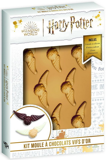Harry Potter : kit moule à chocolats vifs d&#39;or Cof. - COLLECTIF