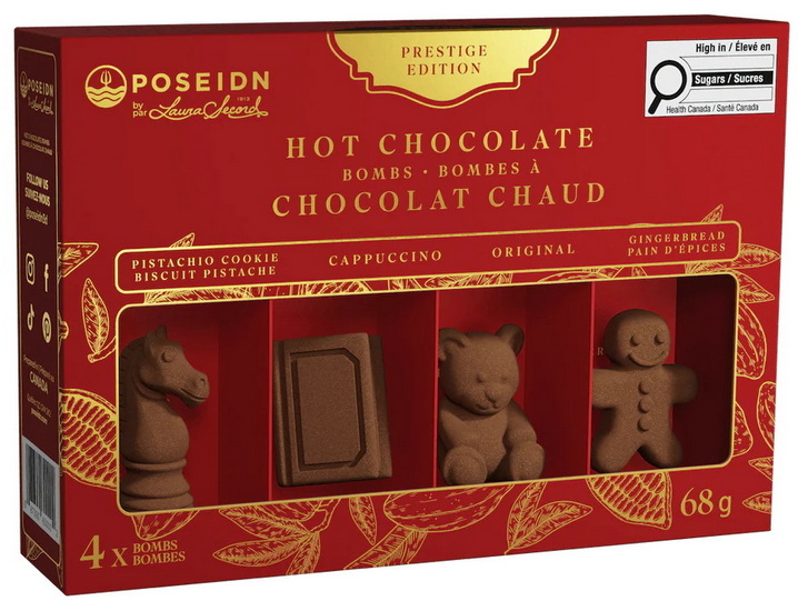 Coffret bombes à chocolat chaud - 4 saveurs prestige