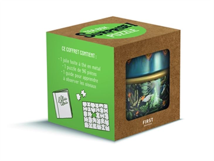 Tea box surprise, mon puzzle passion oiseaux Cof. - COLLECTIF