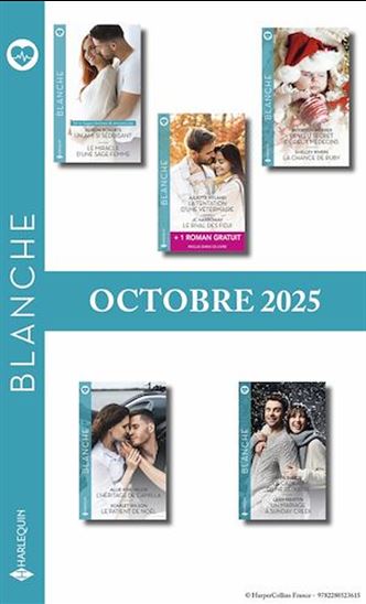 Pack mensuel Blanche - 10 romans + 1 titre gratuit (Octobre 2025) - COLLECTIF