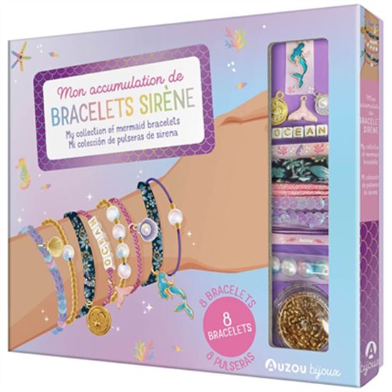 Mon accumulation de bracelets sirène : 8 bracelets Cof. - SHIILIA