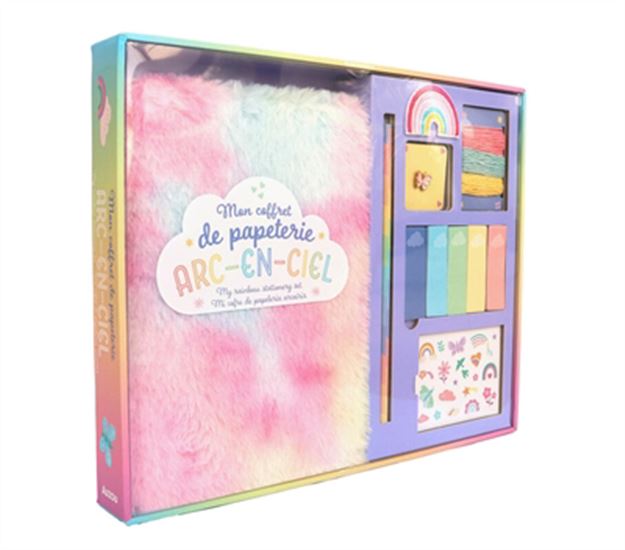 Mon coffret de papeterie arc-en-ciel Cof. - SANDRINE MONNIER