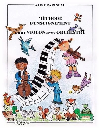 Méthode d'enseignement pour violon avec orchestre #03 - ALINE PAPINEAU
