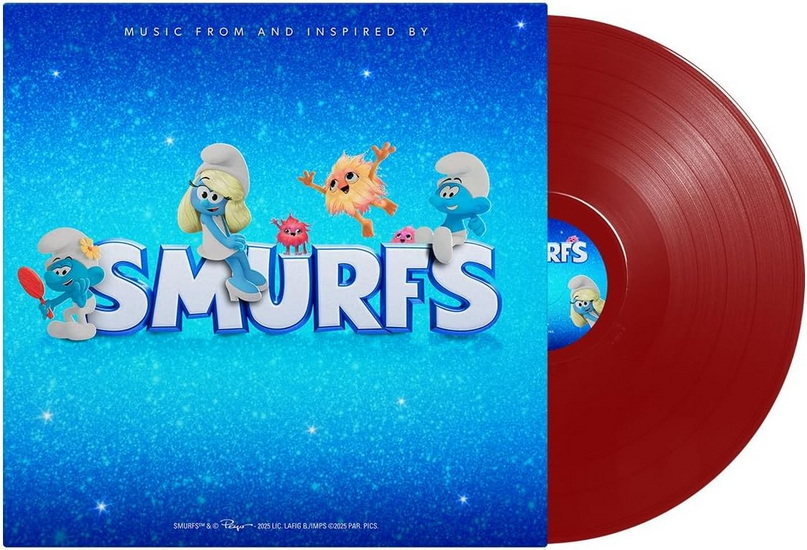 Music From & Inspired By Smurfs (OST)(Vinyle rouge) - BANDE ORIGINALE DU FILM