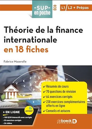 Théorie de la finance internationale en 18 fiches - FABRICE MAZEROLLE