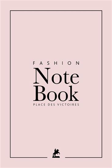 Fashion notebook : rose - COLLECTIF