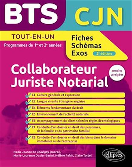 BTS Collaborateur juriste notarial - NADIA JEANNE DE CHAVIGNY - DOZIER-BASINI