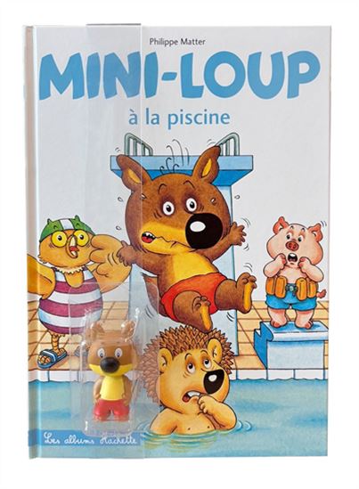 Mini-Loup à la piscine + figurine N. éd. - PHILIPPE MATTER