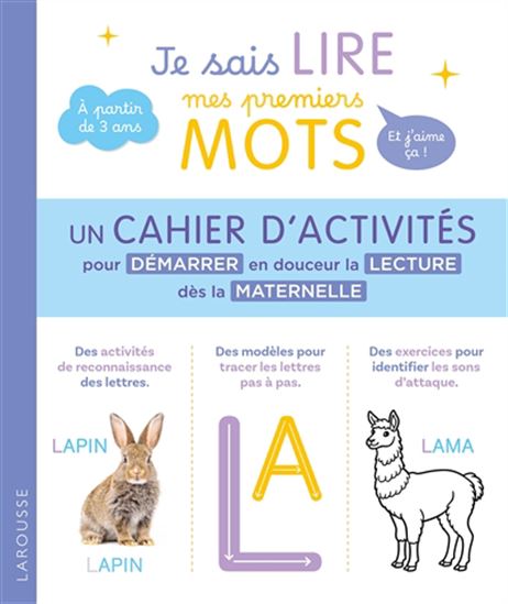 Je sais lire mes premiers mots et j&#39;aime ça ! : le cahier - COLLECTIF