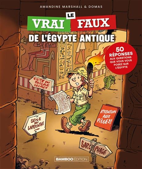 Le Vrai-faux de l&#39;Egypte antique - AMANDINE MARSHALL - DOMAS