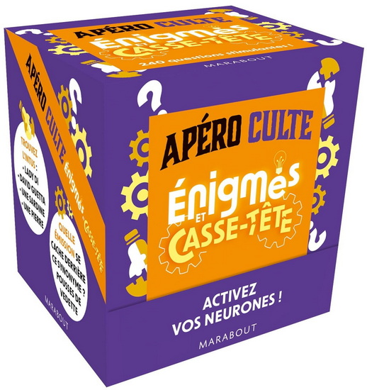 Apéro Culte : Enigmes et casse-tête - NADÈGE PINEL - GWENAËLLE AZNAR
