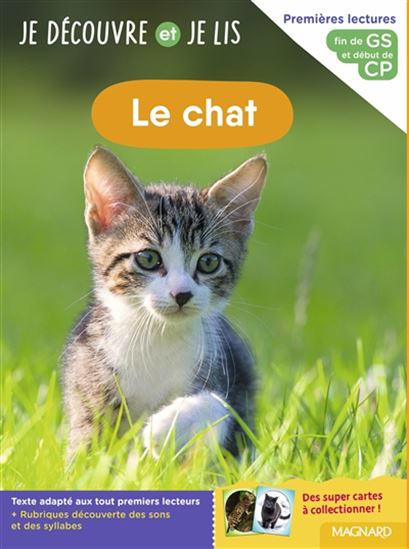 Le Chat : premières lectures, fin de GS-début CP - COLLECTIF