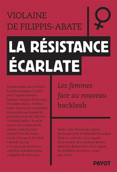 La résistance écarlate - VIOLAINE DE FILIPPIS-ABATE