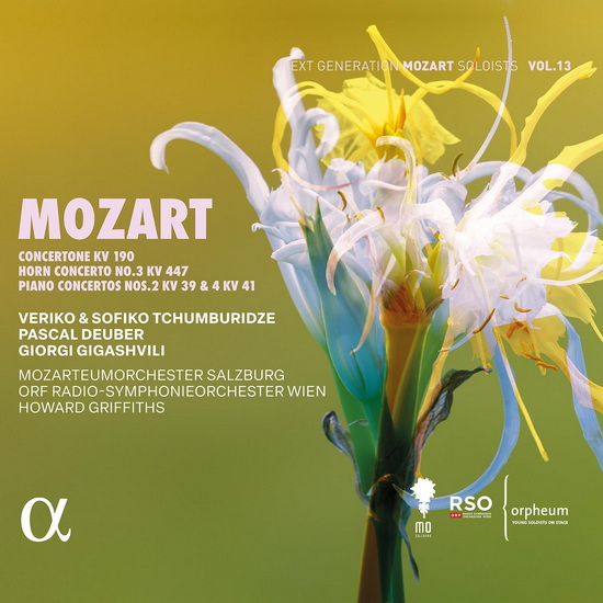 Concertone, KV 190, Horn Concerto No. 3, KV 447, Piano Concertos Nos. 2, KV 39, & 4, KV 41 - WOLFGANG AMADEUS MOZART