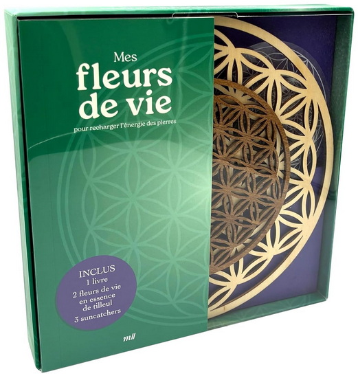 Mes fleurs de vie : pour recharger l&#39;énergie des pierres Cof. - COLLECTIF