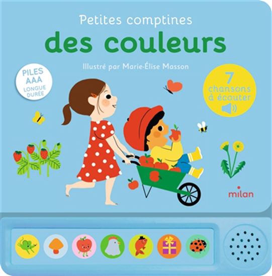 Petites comptines des couleurs N. éd. - MARIE-ELISE MASSON