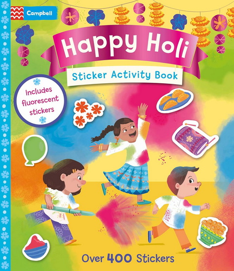 Happy Holi Sticker Activity Book - SANTHYA SHENBAGAM RADHAKRISHNAN