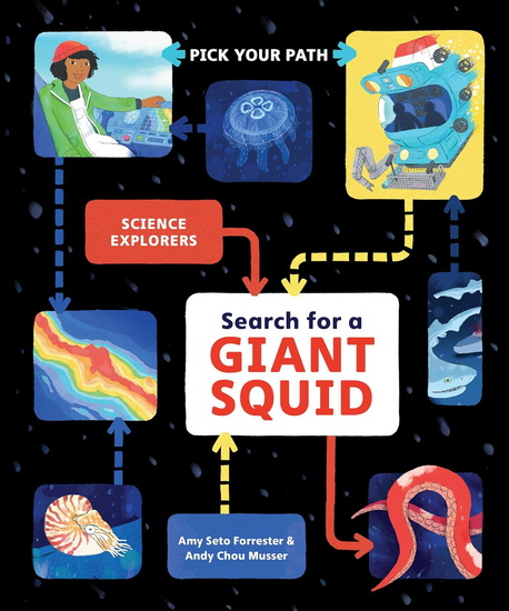 Search for a Giant Squid: A Nautical Lift-the-Flap Book - AMY SETO FORRESTER - ANDY CHOU MUSSER