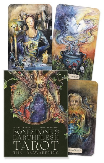 Bonestone & Earthflesh Tarot: The Reawakening - AVALON CAMERON - ANA TOURIAN