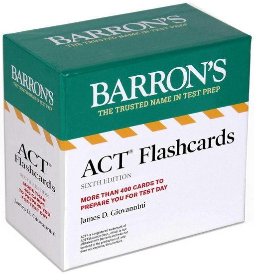 ACT Flashcards, Sixth Edition: Up-to-Date Review - COLLECTIF